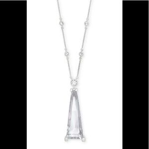 Kendra Scott everdeen long necklace in rhodium